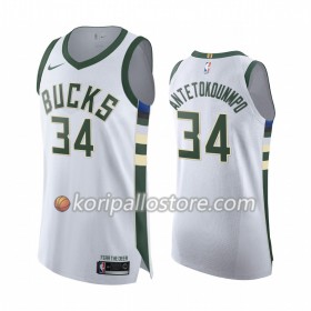 Milwaukee Bucks Giannis Antetokounmpo 34 Nike 2019-2020 Association Edition Miesten Pelipaidat Swingman 
